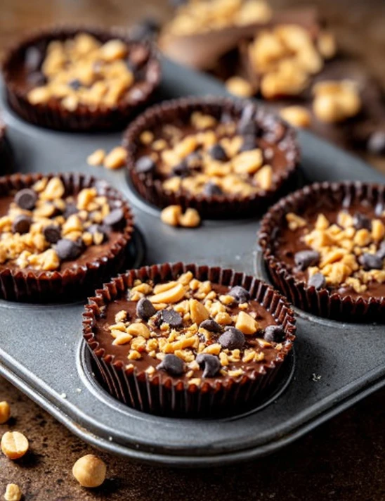 Heritage-style Peanut Butter Cups Recipe 3-ingredient Peanut Butter Cups Homemade How To Make Heritage Peanut Butter Cups ...