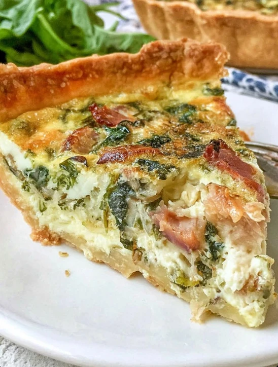 kitty's spinach quiche
