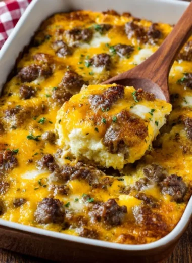 Low Carb 5ingredient Cheeseburger Casserole