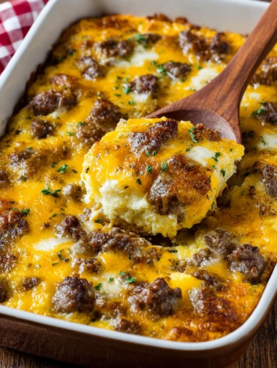 Low Carb 5-Ingredient Cheeseburger Casserole
