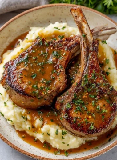 Mamas Herbinfused Casserole Chops