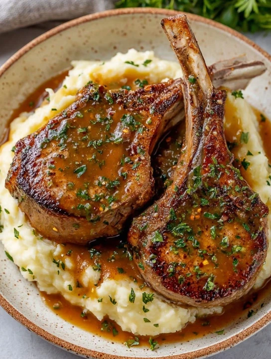 Mama's Herb-Infused Casserole Chops