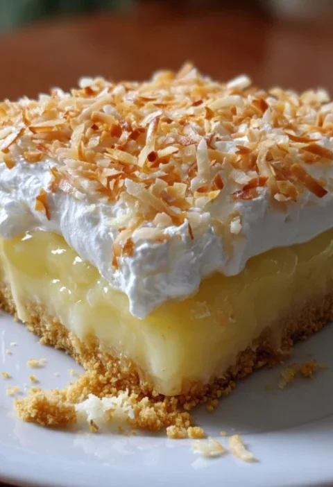 Nanas Sunshine Lemon Coconut Cream Pie