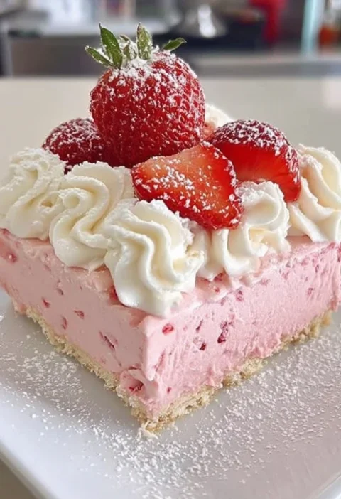 Nana's Sweet Strawberry Angel Food Cake Recipe Best Strawberry Angel Food Cake Online Homemade Strawberry Angel Food Cake ...