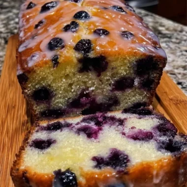 Oldfashioned Family Lemon Blueberry Loaf