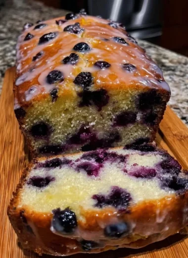 Oldfashioned Family Lemon Blueberry Loaf