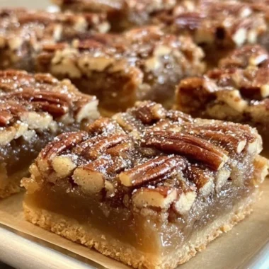Oldfashioned Family Pecan Pie Bars