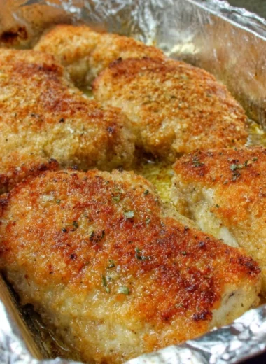 Parmesan Baked Pork Chops