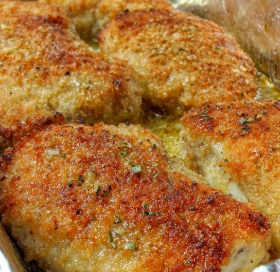 Parmesan Baked Pork Chops