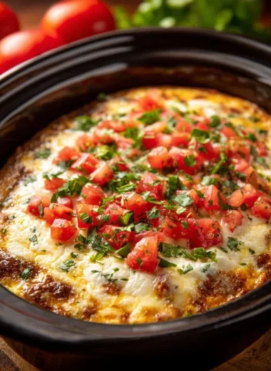 Slow Cooker 3ingredient Queso Dip