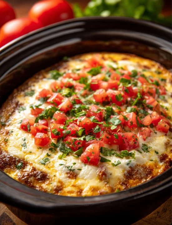 Slow Cooker 3-Ingredient Queso Dip