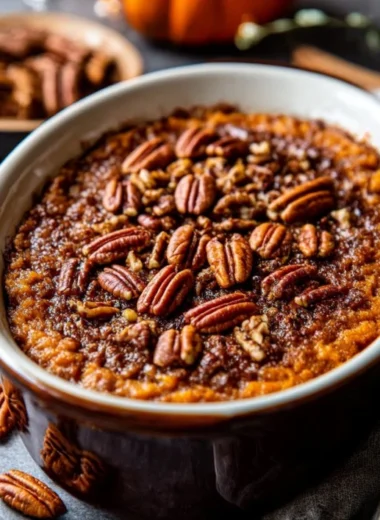 Slow Cooker 4ingredient Pumpkin Spice Dump Cake