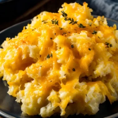 Slow Cooker 5ingredient Cheesy Hashbrown Casserole