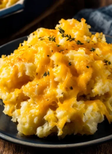 Slow Cooker 5ingredient Cheesy Hashbrown Casserole