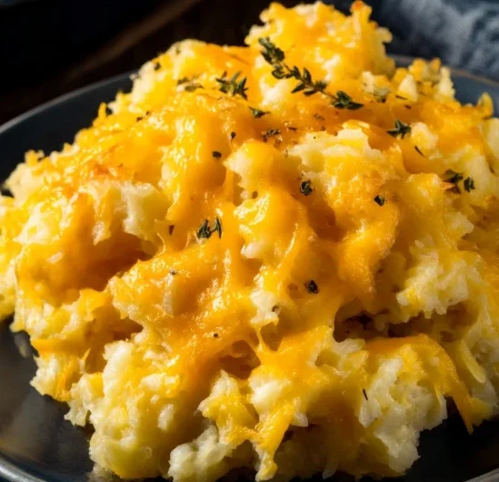 Slow Cooker 5ingredient Cheesy Hashbrown Casserole