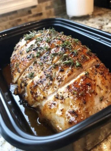 Slow Cooker Amish Maple Turkey Breast