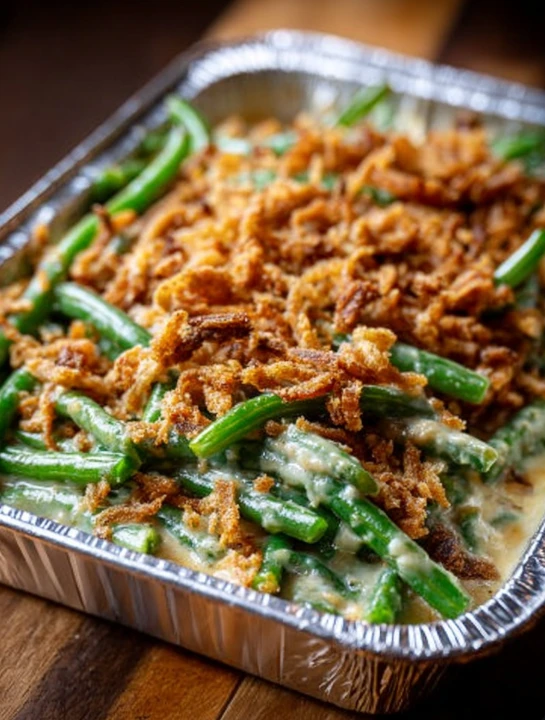 Southern 4ingredient Buttery Green Bean Bake