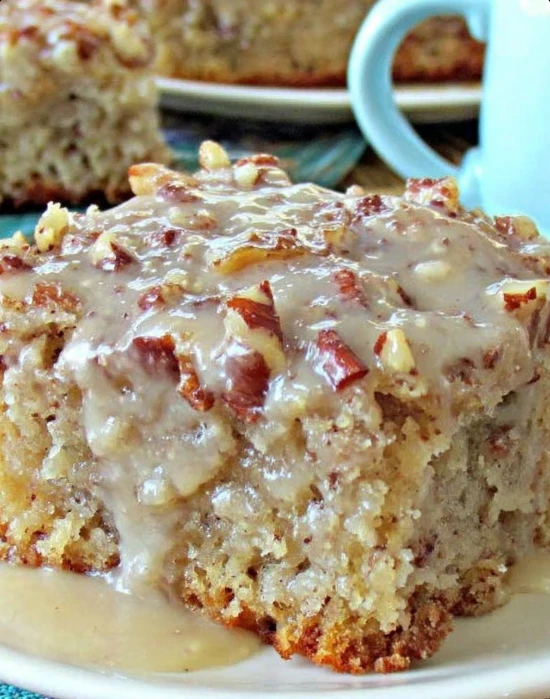 Southern Pecan Praline Sheet Cake