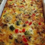 Cozy Grandma’s Pancake Sausage Casserole Bake