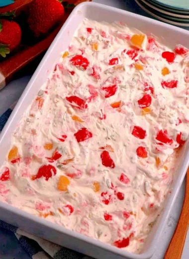 Southern Potluck Frozen Fruit Salad
