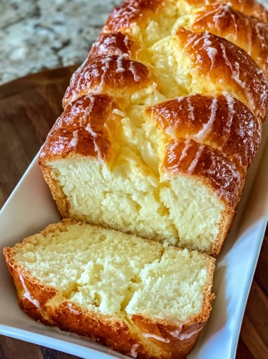 Southern Potluck Lemon Cream Cheese Bread