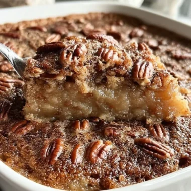 Warm Holiday Table Pecan Pie Dump Cake