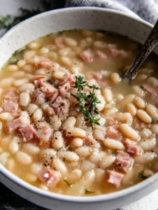 Warm Church-Supper Navy Bean Soup