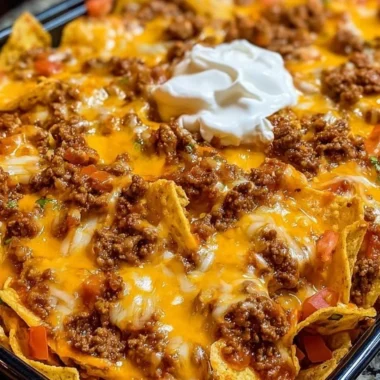 Warm Sundaystyle Walking Taco Bake