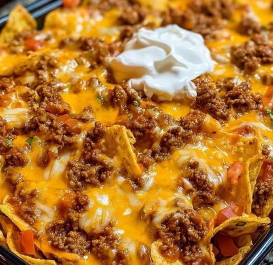 Warm Sundaystyle Walking Taco Bake