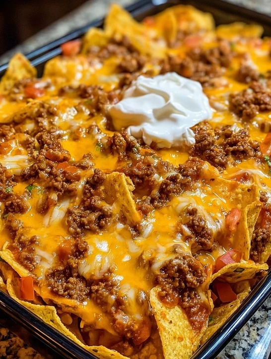 Warm Sunday-Style Walking Taco Bake