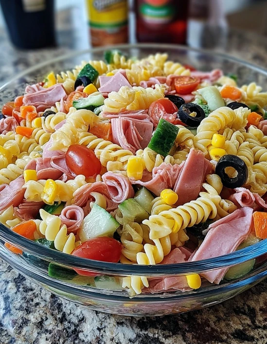 Whipped Some Pasta Salad Tonights Supper