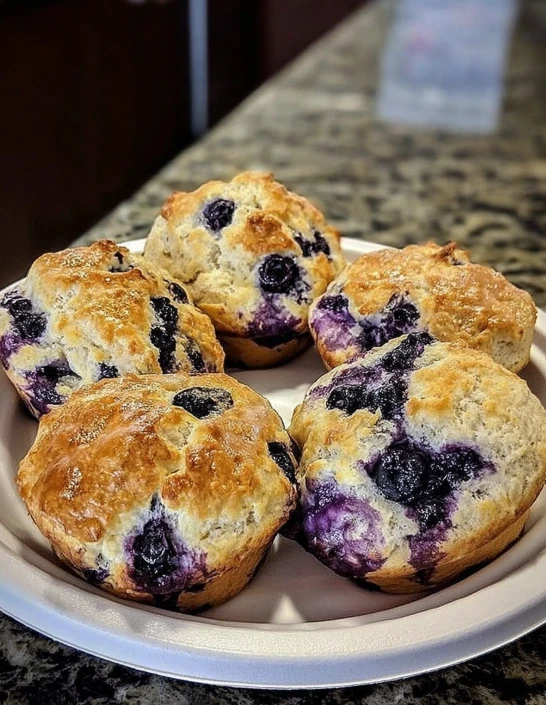Winter Comfort Mom’s Blueberry Biscuits