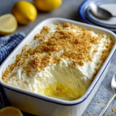 4ingredient Lemon Cream Icebox Dessert