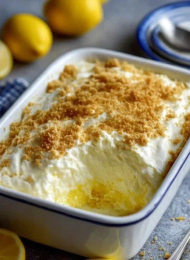 4ingredient Lemon Cream Icebox Dessert