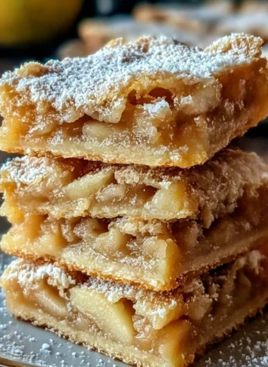 Flaky Apple Pie Bars