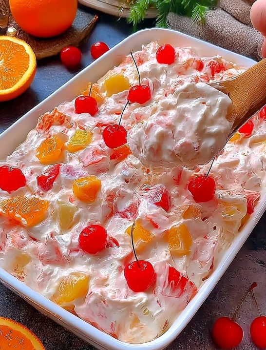 Old-Fashioned Family Frozen Fruit Salad