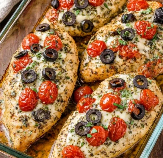 3ingredient Baked Italian Chicken