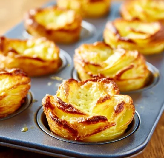 3ingredient Buttery Potato Stacks