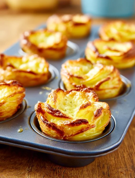 3-Ingredient Buttery Potato Stacks