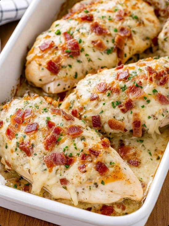 3-Ingredient Cheesy Ranch Chicken