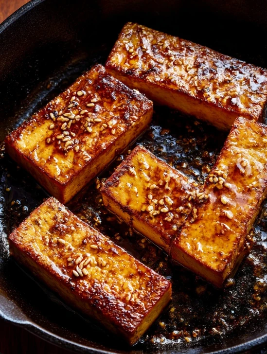 3-Ingredient Pan-Seared Tofu Steaks