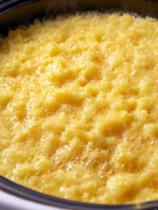 3-Ingredient Slow Cooker Lemon Cake