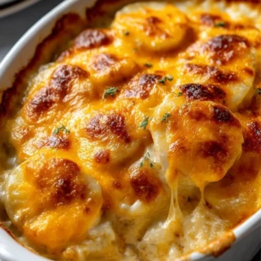 4ingredient Cheesy Scalloped Potatoes