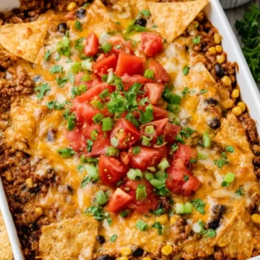 4ingredient Cheesy Taco Bake