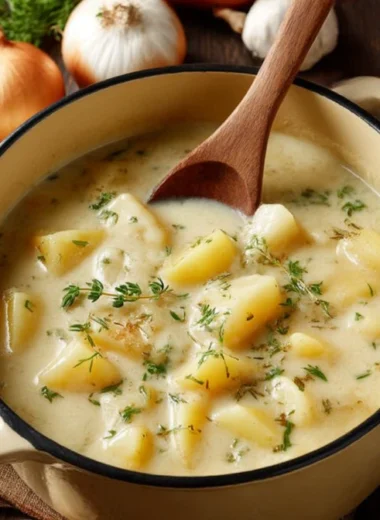 4ingredient Creamy Potato Soup