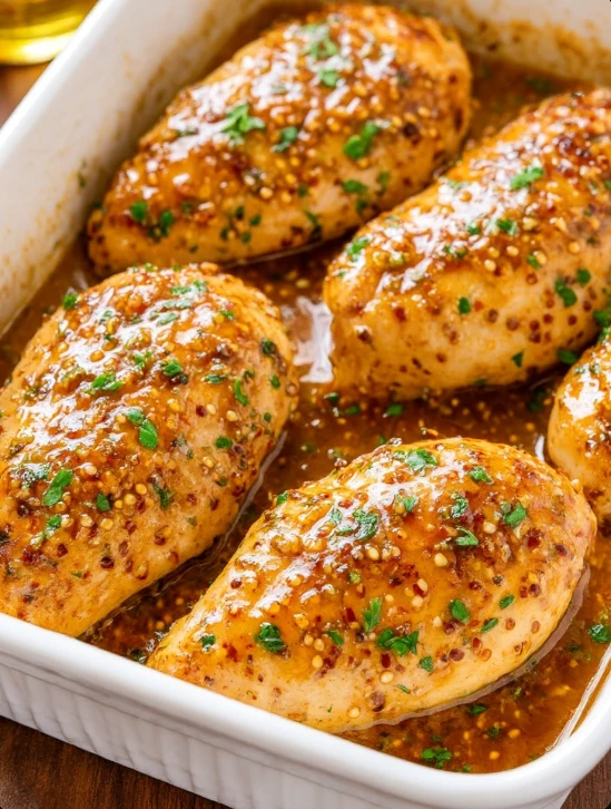 4-Ingredient Honey Mustard Chicken