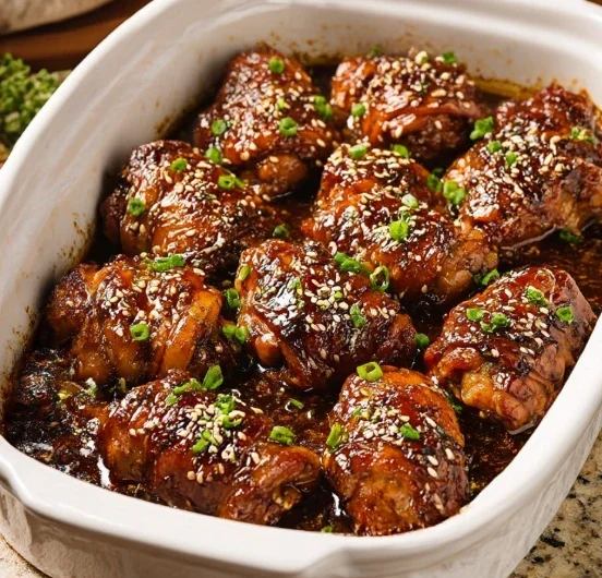 4ingredient Slow Cooker Brown Sugar Chicken Thighs