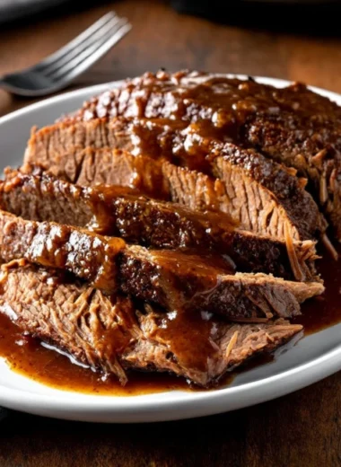 4ingredient Slow Cooker Smothered Beef Sirloin Tip Roast