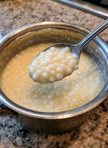4ingredient Stovetop Tapioca Pudding