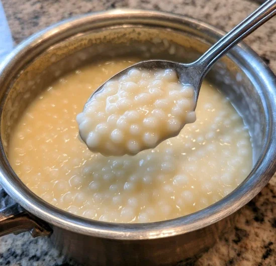4ingredient Stovetop Tapioca Pudding